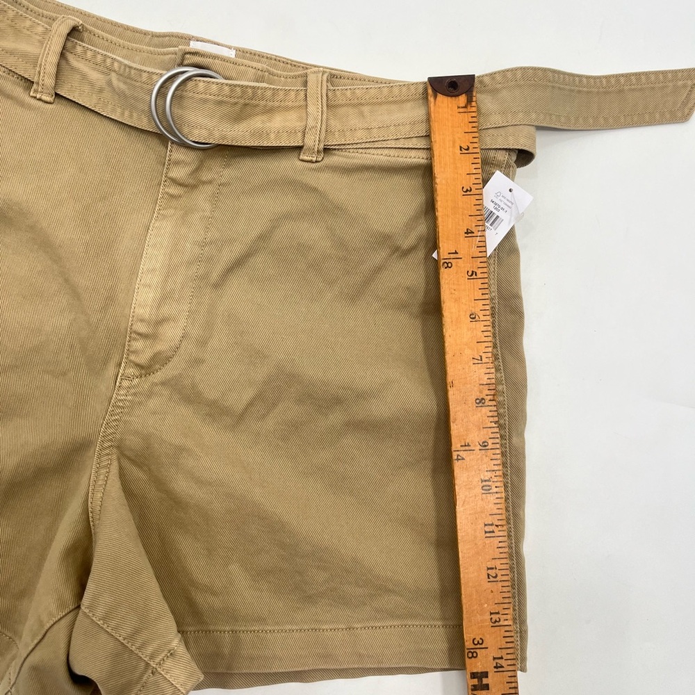 NEW Womens Gap Khaki Tan High Rise Shorts Size 12 Tall - Picture 3 of 8